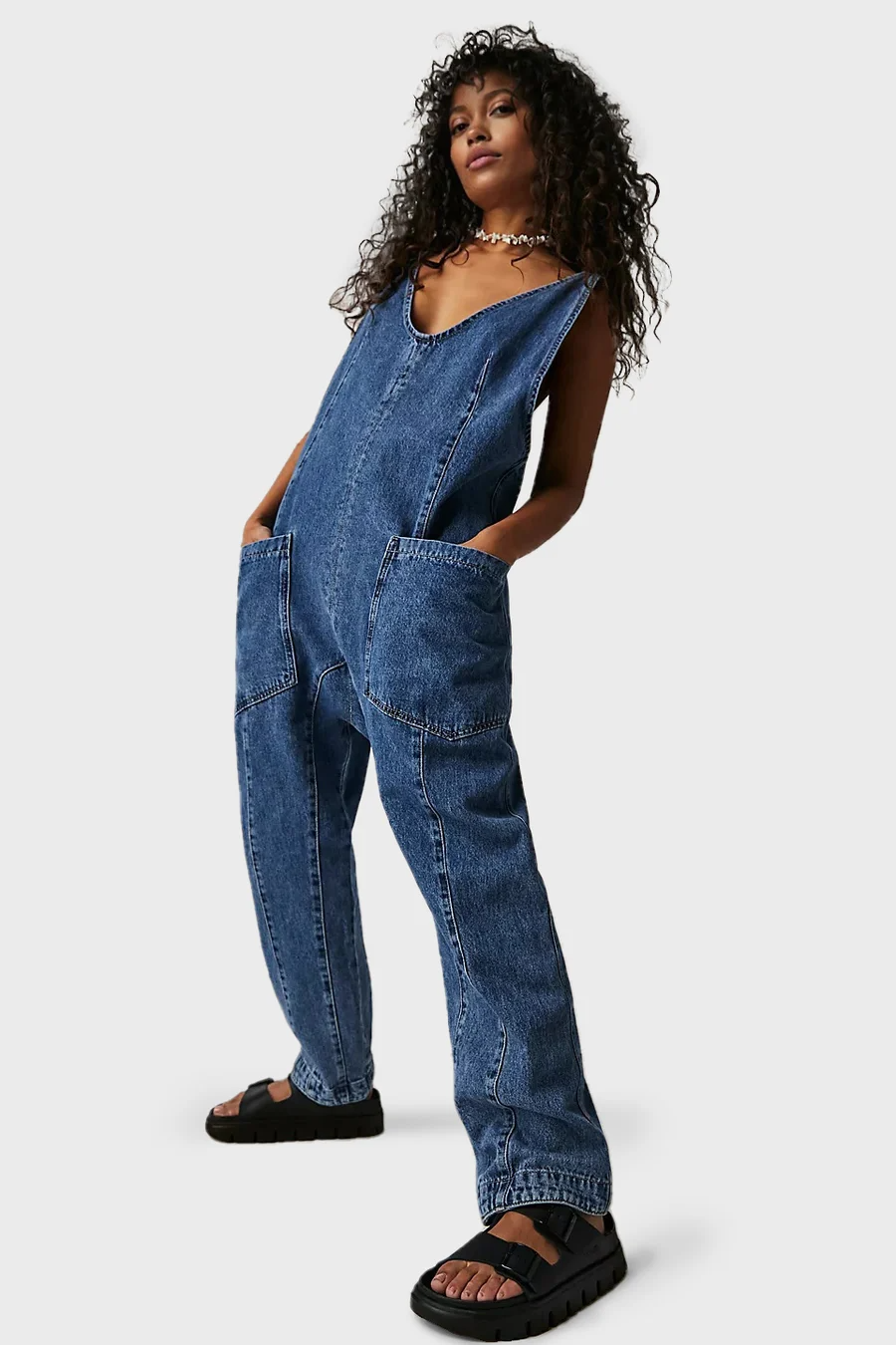 Sherica | Denim-Overall