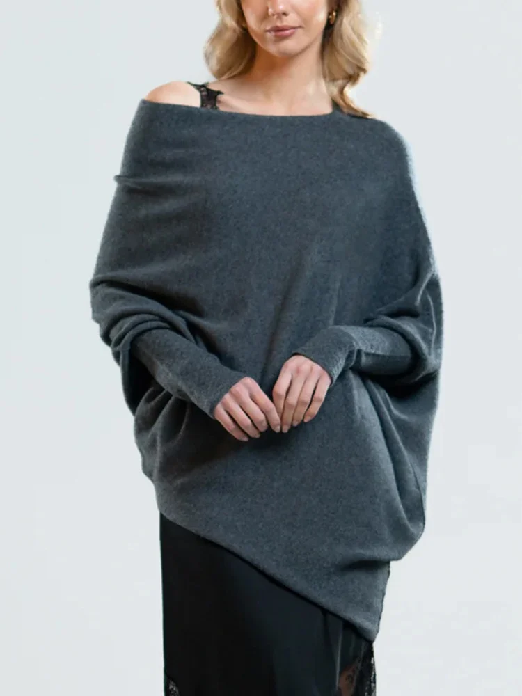 Mariemi | Asymmetrisch Drapierter Pullover