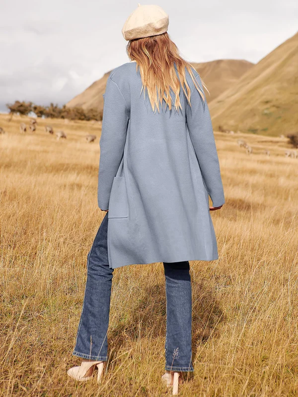 Mirandi | Revers Klassische Strickjacke