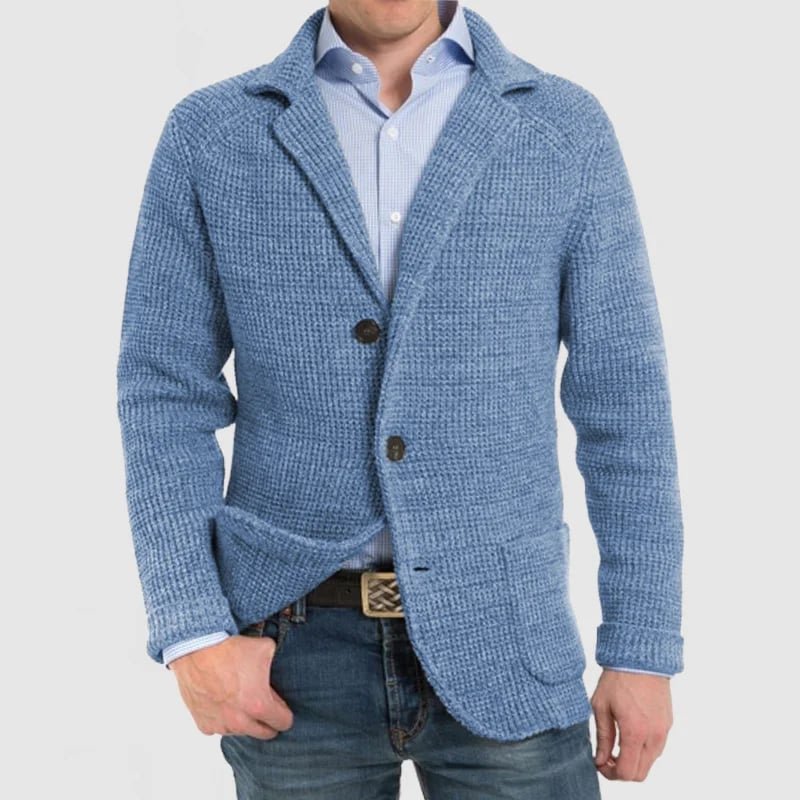 Aljur | Herren Jacke mit elegantem Revers und langen Ärmeln