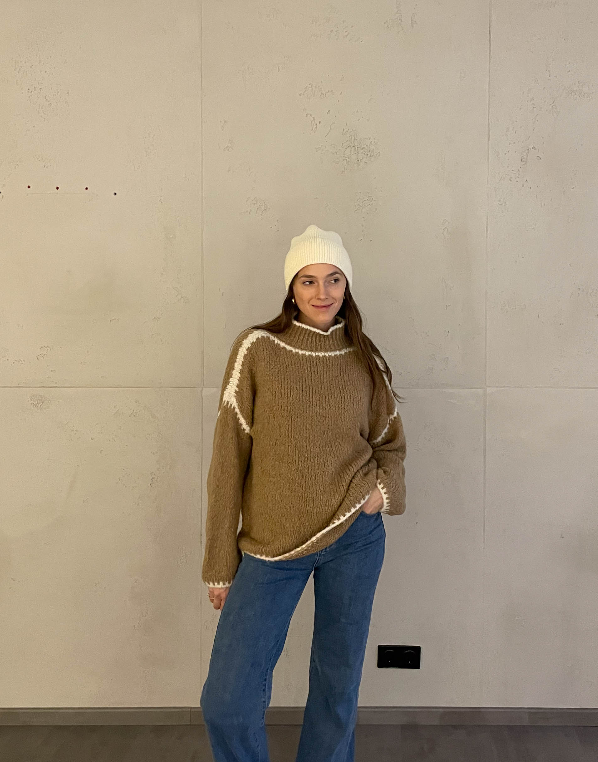 Jess | Pullover mit farblich abgesetzter Naht