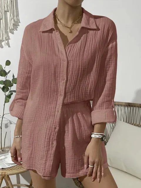 Luna | Elegantes Baumwoll-Ensemble für Damen