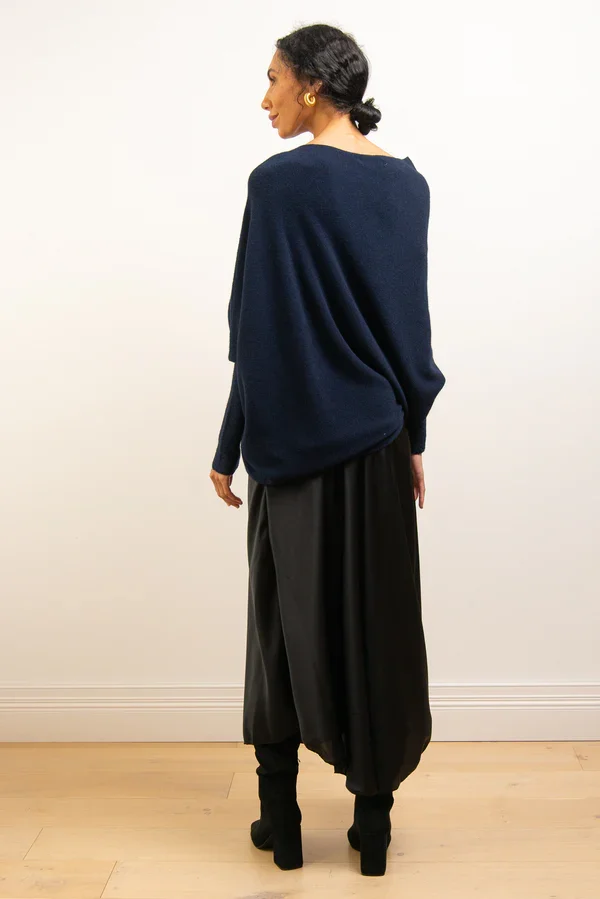 Mariemi | Asymmetrisch Drapierter Pullover
