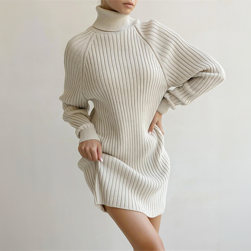 Christine | Gebreide Sweater Jurk