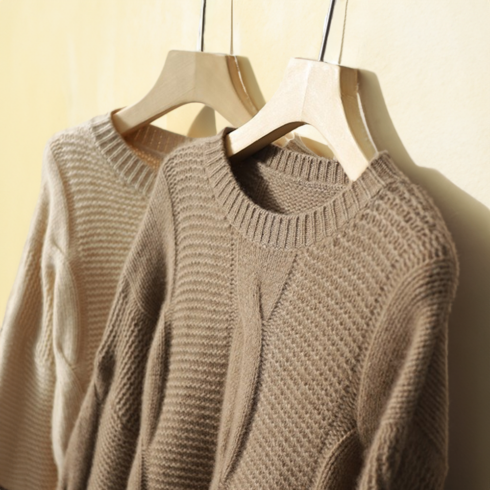 Keisha | CASHMERE COUTURE ZOPFSTRICKPULLOVER