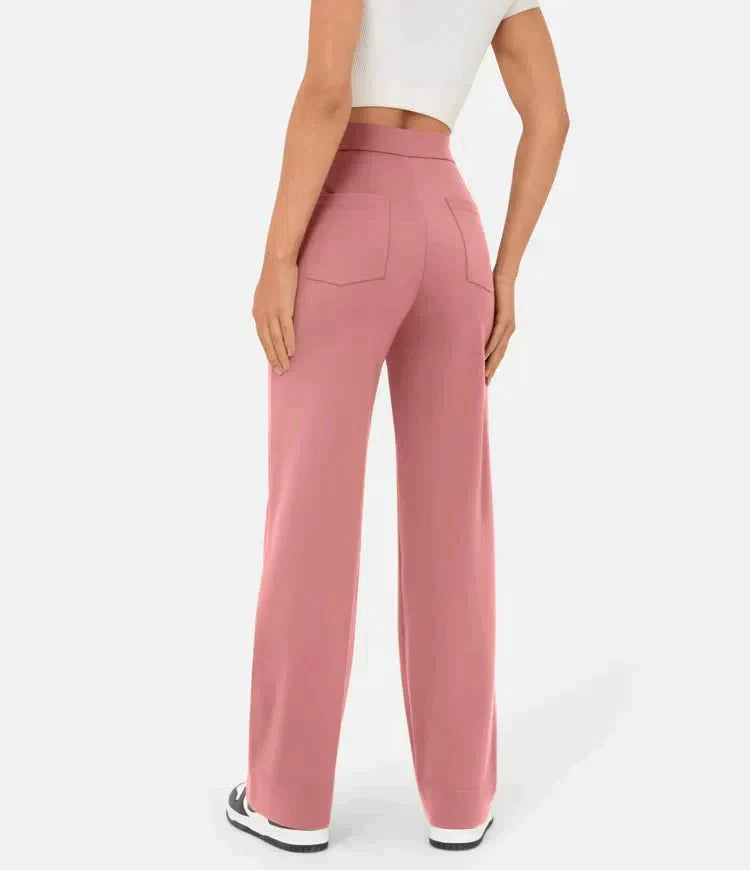 HighWallt High | waisted elastische casual broek
