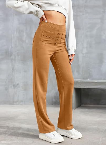 HighWallt High | waisted elastische casual broek