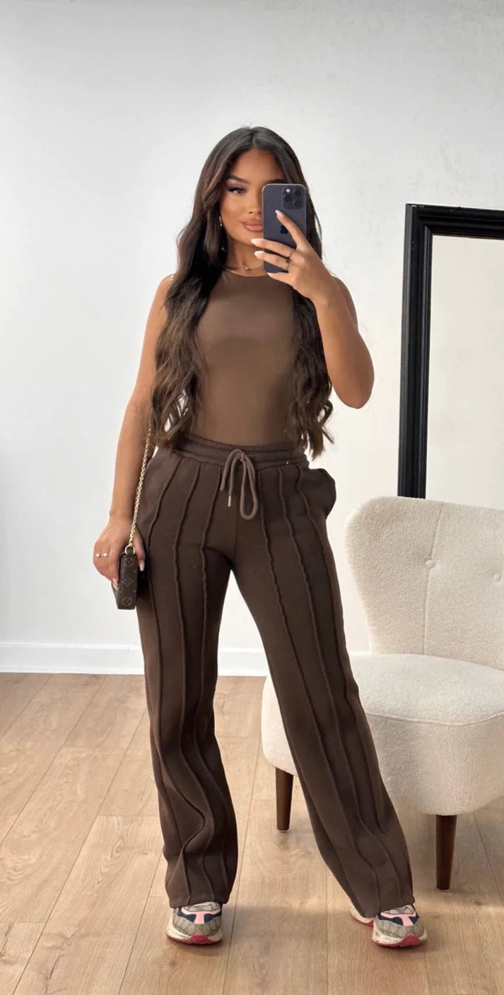 LULU Gestreifte Jogger