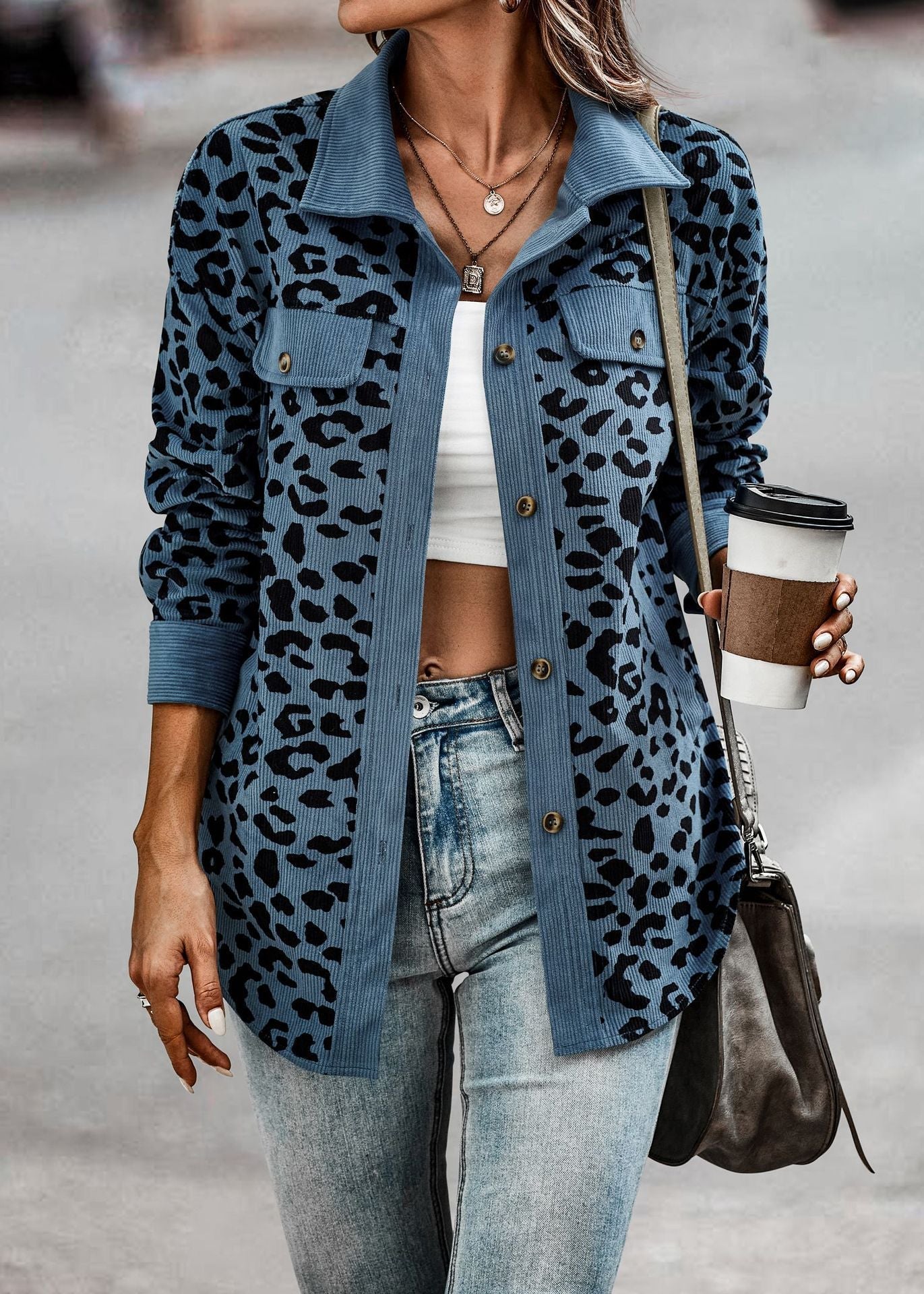 Olivia | Dschungel Chic Leopard Jacke