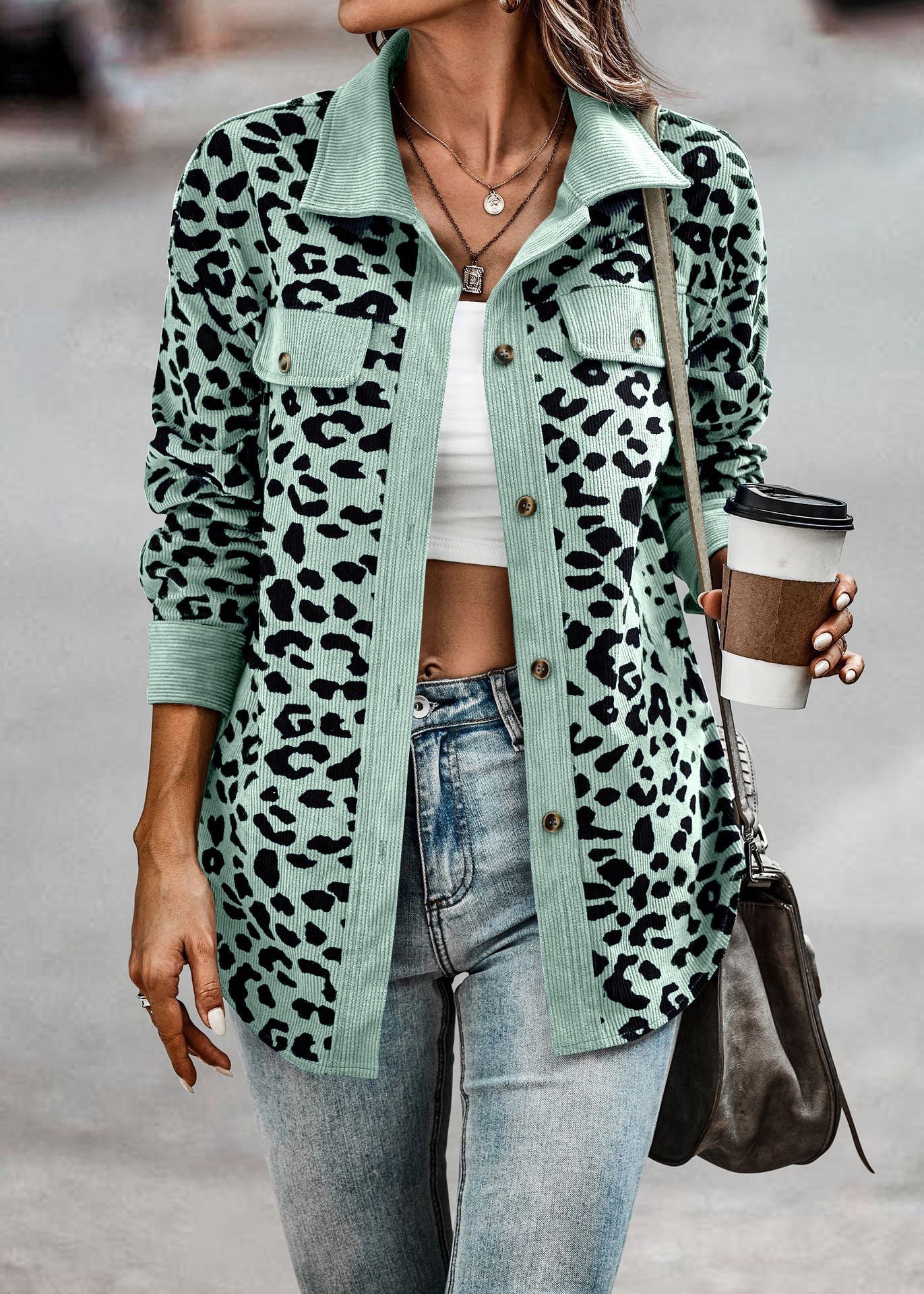 Olivia | Dschungel Chic Leopard Jacke