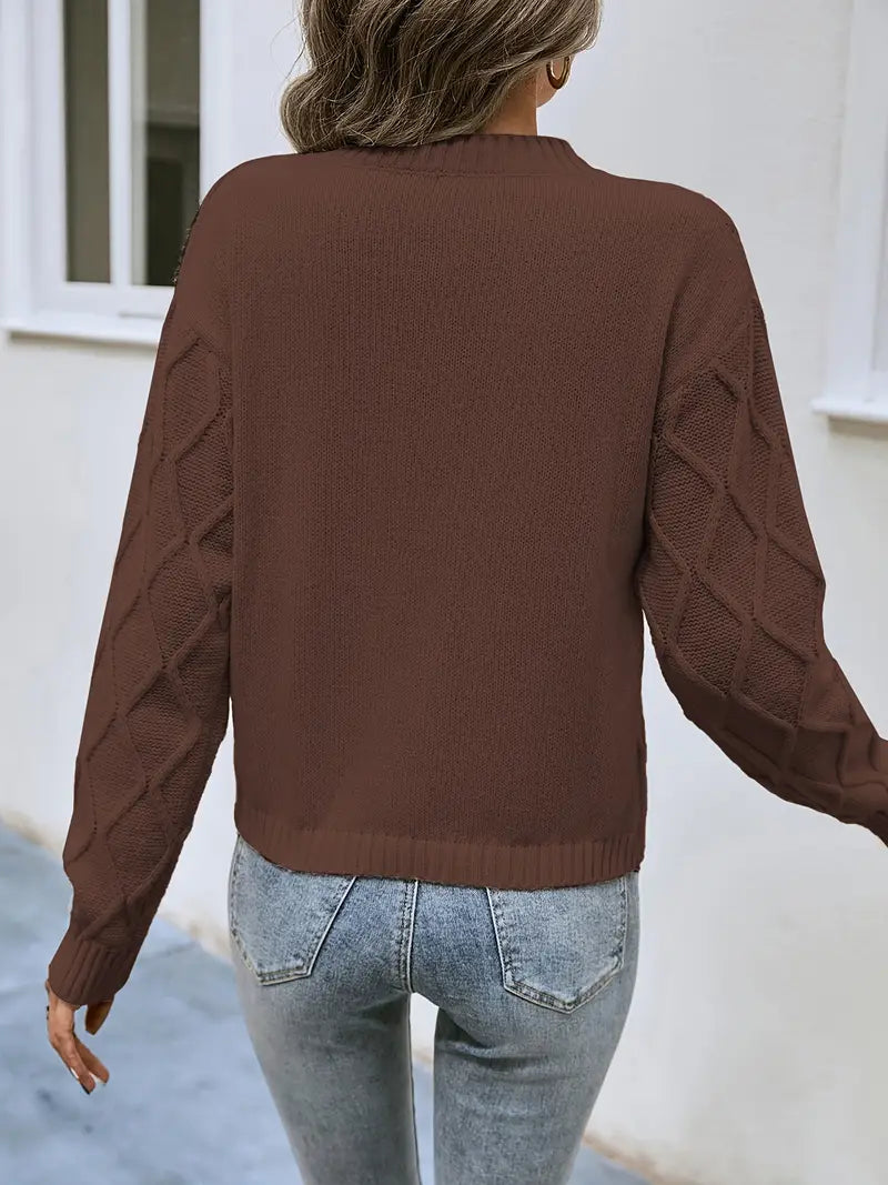 Hanneli | Gestrickter Pullover