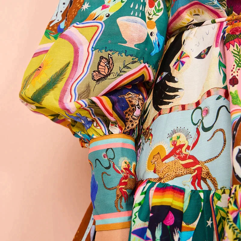 Ciarina | Bequemes Minikleid mit vollen Ärmeln