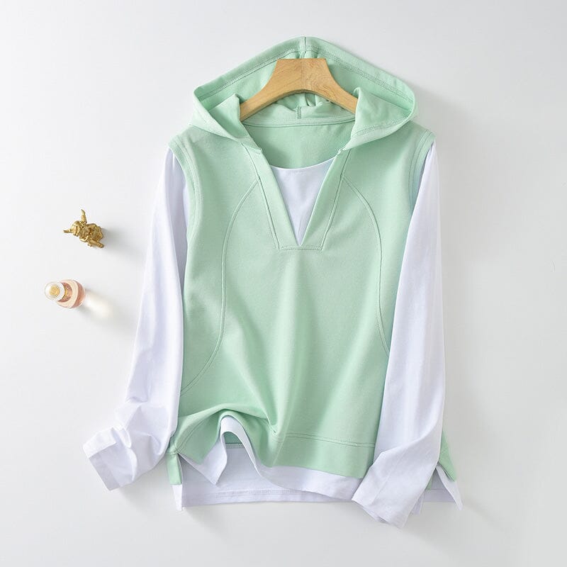 Krissa | Doppellagiges Kapuzenshirt