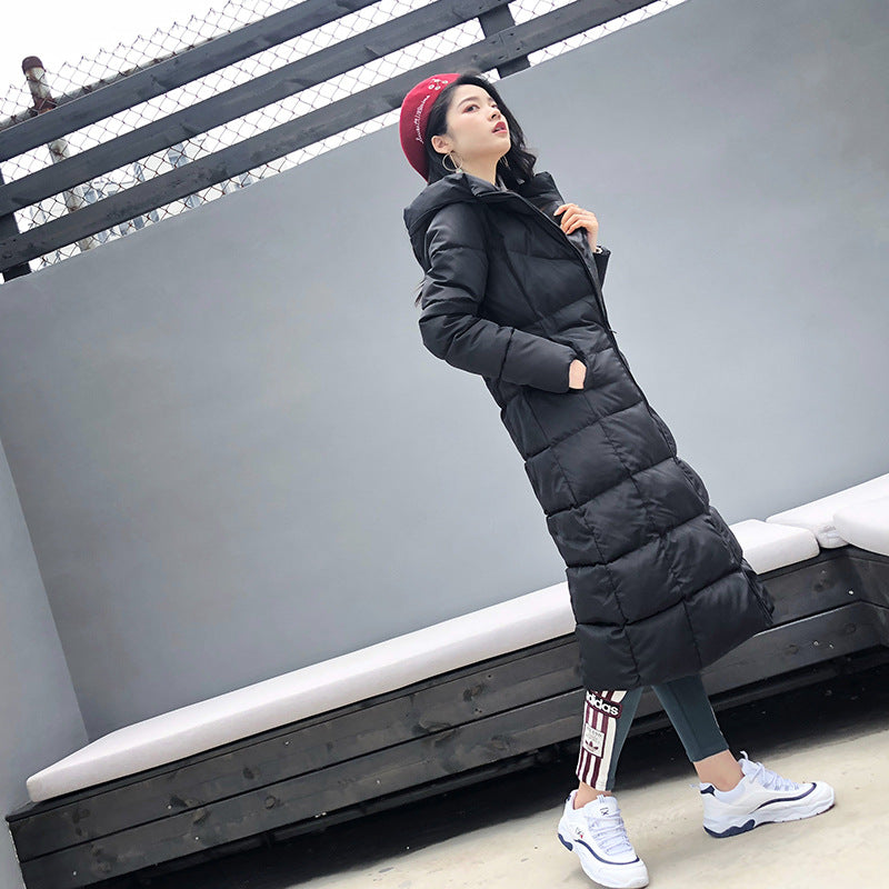 Kristina |  Luxuriöse Puffer-Langjacke