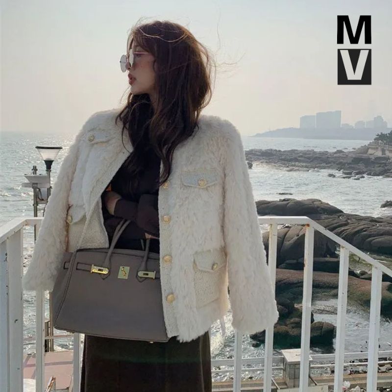 Kyla Aurora Chic Lammwoll | Wintermantel