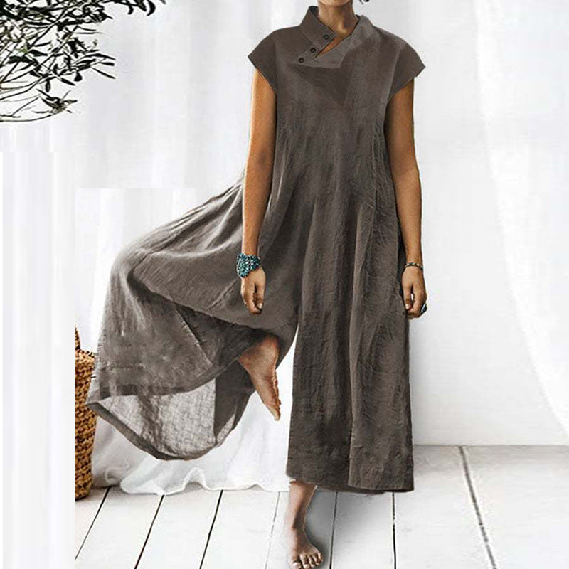 Lyndia | Woman Weites Overallkleid