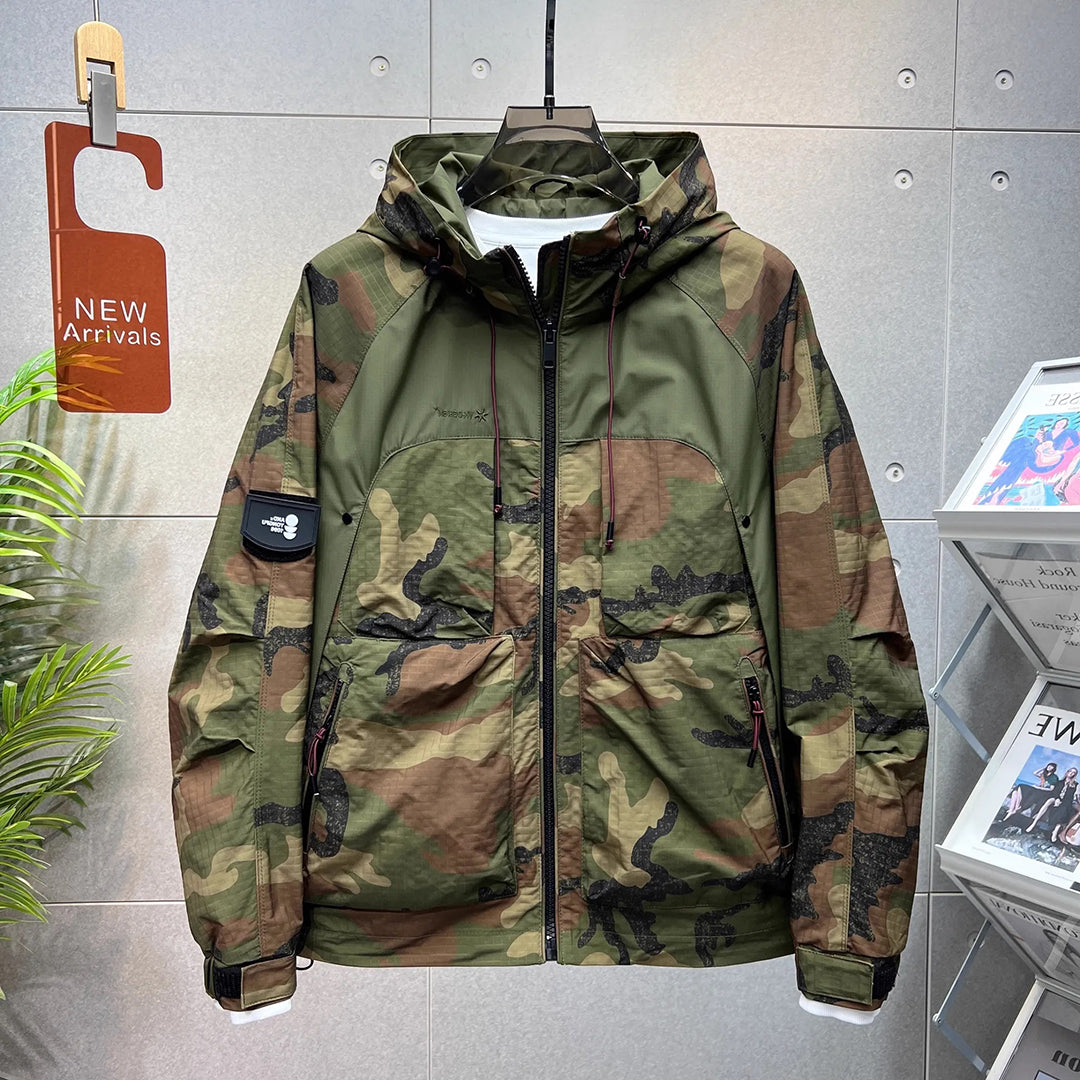 WARREN | Camouflage-Kapuzenjacke für Männer