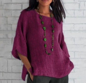 Austrena  |  Leinen-Oberteil