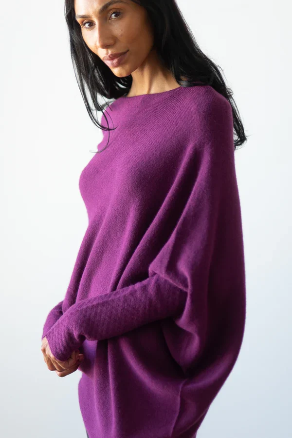 Mariemi | Asymmetrisch Drapierter Pullover