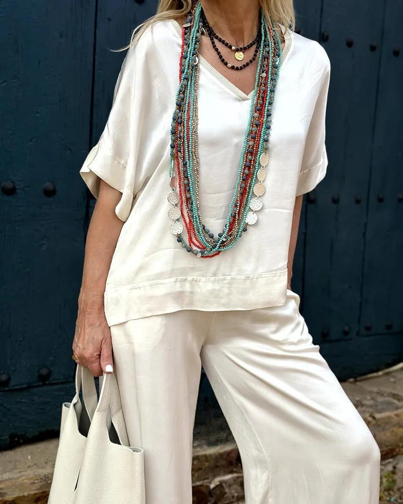 Izabella |  Blusen und Hosenset