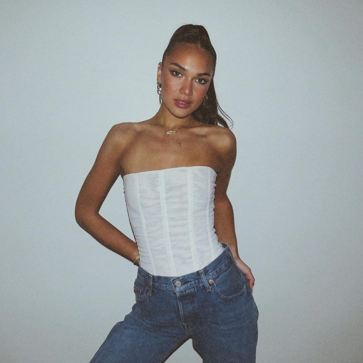 Giana Chiffon | Korsett-Top