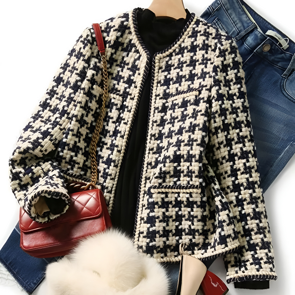 LOVELY | Stilvolle Vintage Tweed Jacke