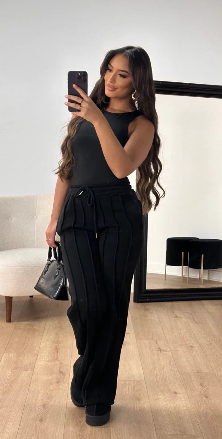 LULU Gestreifte Jogger