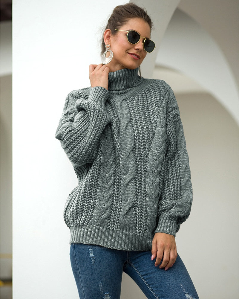 Miranda | Rollkragenpullover Aus Strick